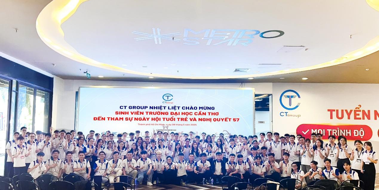 150 sinh viên xuất sắc Trường Đại học Cần Thơ vượt 180 km đến thăm CT INNOVATION HUB- Ảnh 1. 150 sinh viên xuất sắc Trường Đại học Cần Thơ vượt 180 km đến thăm CT INNOVATION HUB- Ảnh 1.