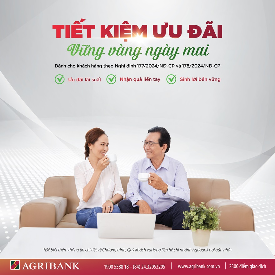 Agribank ưu đãi khách hàng thuộc Nghị định 177, 178 của Chính Phủ- Ảnh 1. Agribank ưu đãi khách hàng thuộc Nghị định 177, 178 của Chính Phủ- Ảnh 1.
