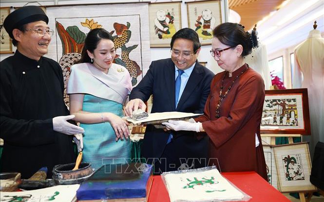 Thủ tướng Phạm Minh Chính chủ trì lễ đón Thủ tướng Thái Lan- Ảnh 2.