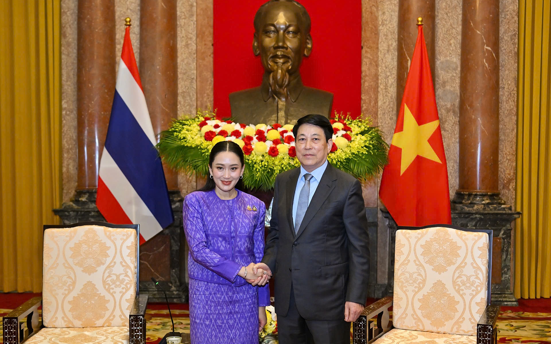 Thủ tướng Thái Lan kết thúc chuyến thăm Việt Nam- Ảnh 2.