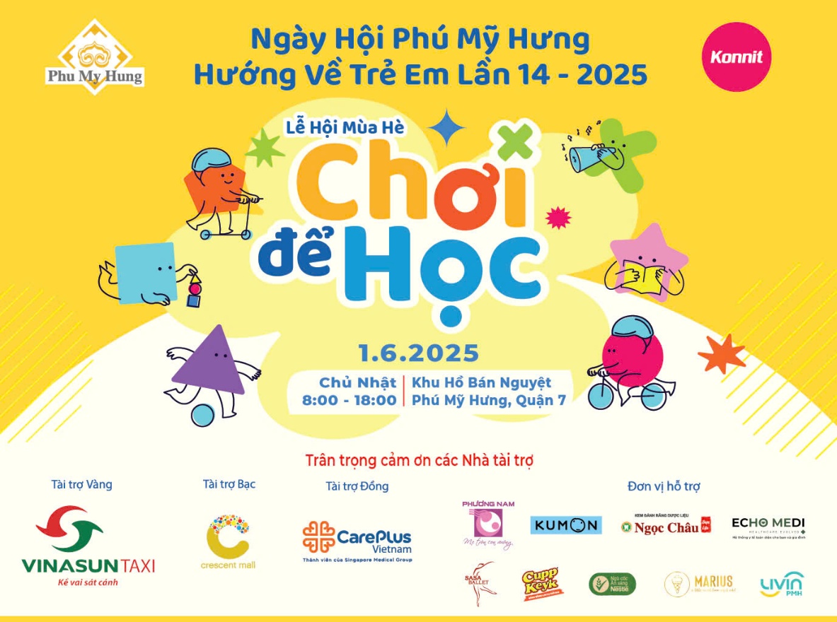 Ngày hội “Phú Mỹ Hưng hướng về trẻ em”: Sân chơi bổ ích cho thiếu nhi dịp 1-6- Ảnh 1. Ngày hội “Phú Mỹ Hưng hướng về trẻ em”: Sân chơi bổ ích cho thiếu nhi dịp 1-6- Ảnh 1.