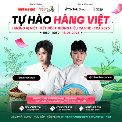 Thiện Nhân và Duy Nhất livestream "Tự hào hàng Việt - Hương vị Việt", nhiều nhãn hàng giảm giá sốc - Ảnh 2.