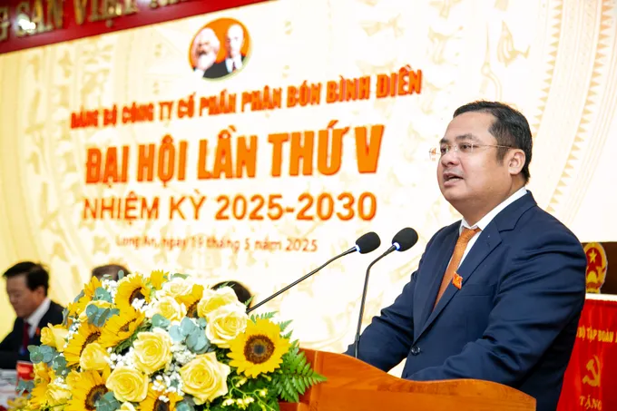 Đại hội Đảng bộ Công ty CPPB Bình Điền nhiệm kỳ 2025 - 2030: Vững tin bước vào kỷ nguyên mới- Ảnh 1. Đại hội Đảng bộ Công ty CPPB Bình Điền nhiệm kỳ 2025 - 2030: Vững tin bước vào kỷ nguyên mới- Ảnh 1.