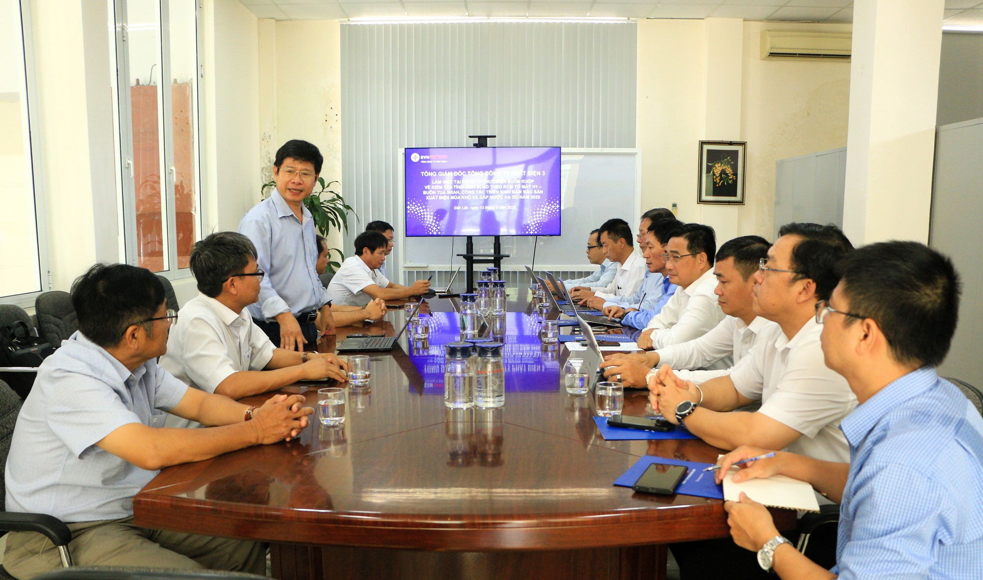 EVNGENCO3 kiểm tra công tác vận hành mùa khô tại Công ty Thủy điện Buôn Kuốp- Ảnh 1. EVNGENCO3 kiểm tra công tác vận hành mùa khô tại Công ty Thủy điện Buôn Kuốp- Ảnh 1.