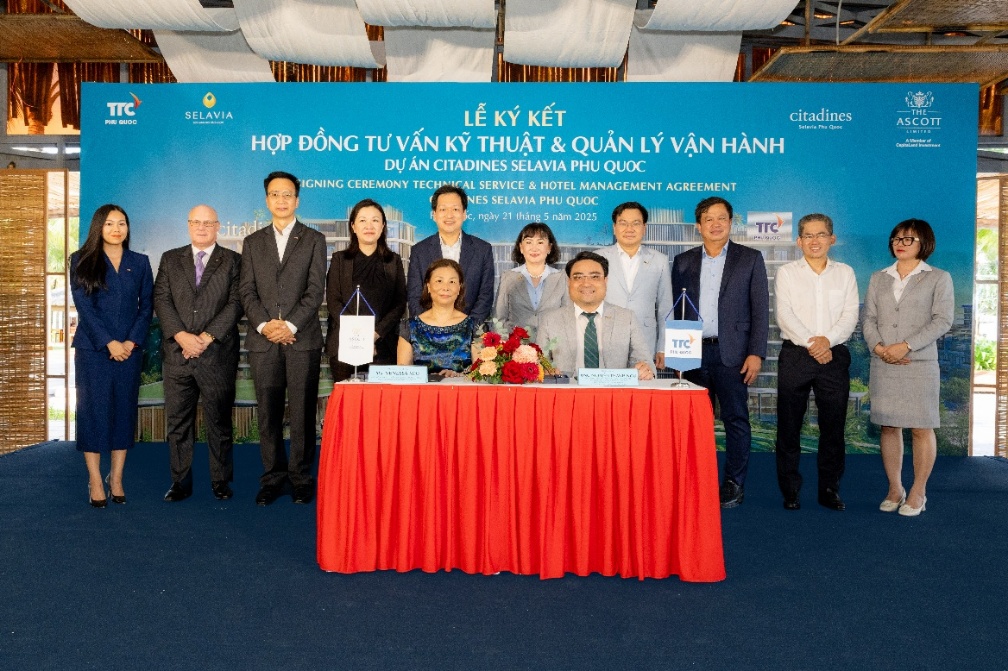 TTC Phú Quốc "bắt tay" hợp tác cùng Tập đoàn Ascott- Ảnh 1. TTC Phú Quốc "bắt tay" hợp tác cùng Tập đoàn Ascott- Ảnh 1.