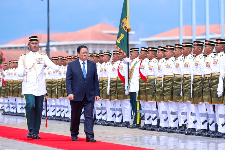Lễ đón Thủ tướng Phạm Minh Chính thăm chính thức Malaysia- Ảnh 6. Lễ đón Thủ tướng Phạm Minh Chính thăm chính thức Malaysia- Ảnh 6.