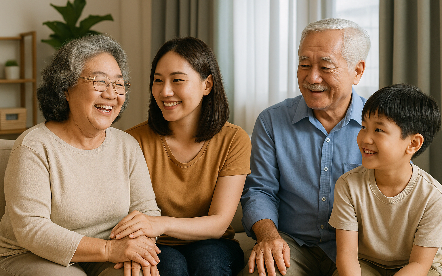 Giữ lửa hạnh phúc trong gia đình nhiều thế hệ