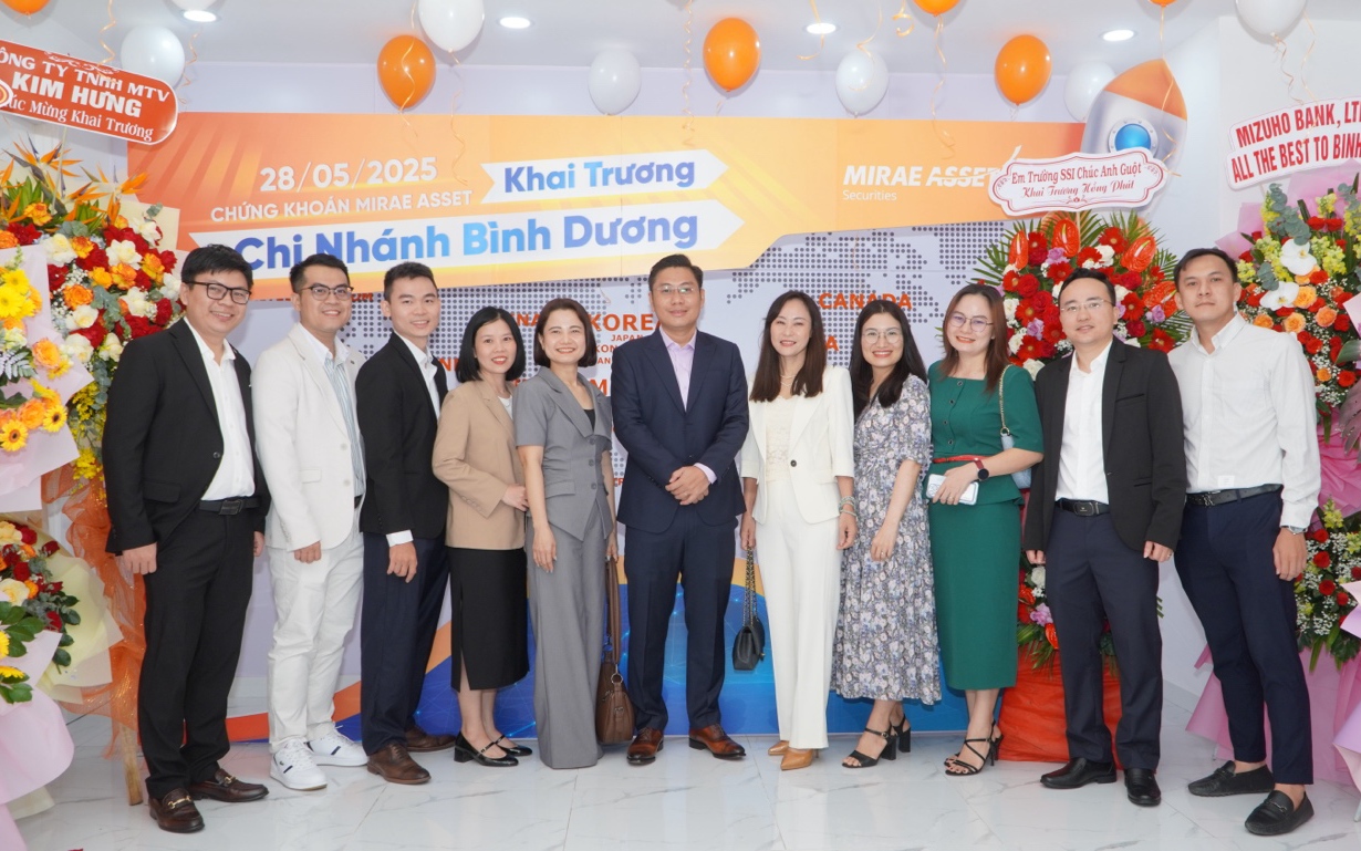 Chứng khoán Mirae Asset khai trương chi nhánh Bình Dương