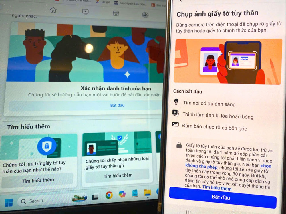 ការផ្ទៀងផ្ទាត់គណនីនឹងមិនតម្រូវឱ្យមានអត្តសញ្ញាណប័ណ្ណទេ - រូបភាពទី 1។ Xác thực tài khoản sẽ không cần căn cước- Ảnh 1.