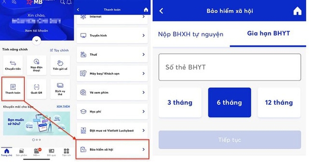 Tham gia BHXH, BHYT dễ dàng qua dịch vụ công và app ngân hàng- Ảnh 8. Tham gia BHXH, BHYT dễ dàng qua dịch vụ công và app ngân hàng- Ảnh 8.