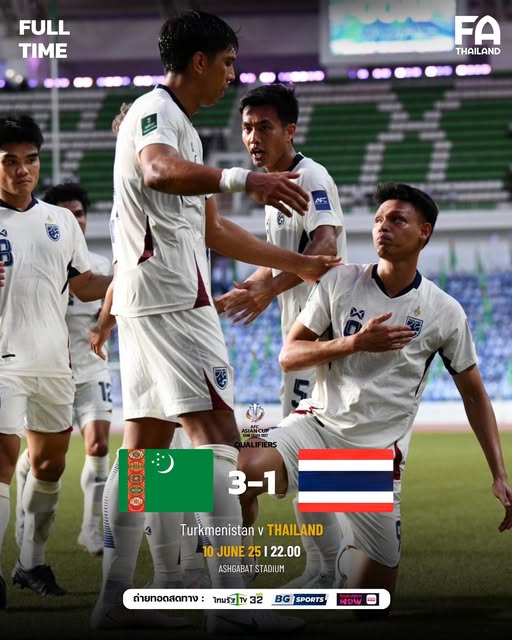 Thái Lan thua sốc Turkmenistan, nguy cơ lỡ hẹn Asian Cup 2027- Ảnh 2. Thái Lan thua sốc Turkmenistan, nguy cơ lỡ hẹn Asian Cup 2027- Ảnh 2.
