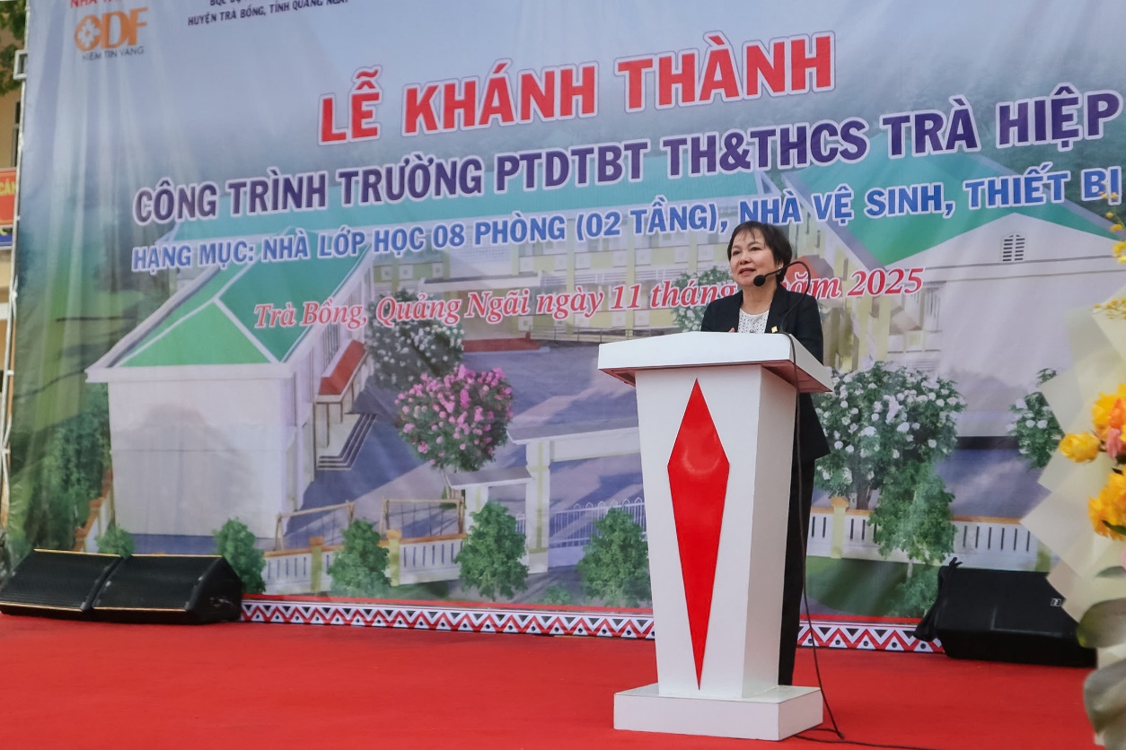 Quỹ Niềm Tin Vàng: Xây trường học, dựng tương lai cho trẻ vùng cao Quảng Ngãi- Ảnh 1. Quỹ Niềm Tin Vàng: Xây trường học, dựng tương lai cho trẻ vùng cao Quảng Ngãi- Ảnh 1.