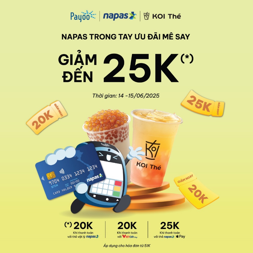 NAPAS tung loạt chương trình khuyến mãi hấp dẫn hưởng ứng Ngày Không Tiền Mặt 2025- Ảnh 1. NAPAS tung loạt chương trình khuyến mãi hấp dẫn hưởng ứng Ngày Không Tiền Mặt 2025- Ảnh 1.