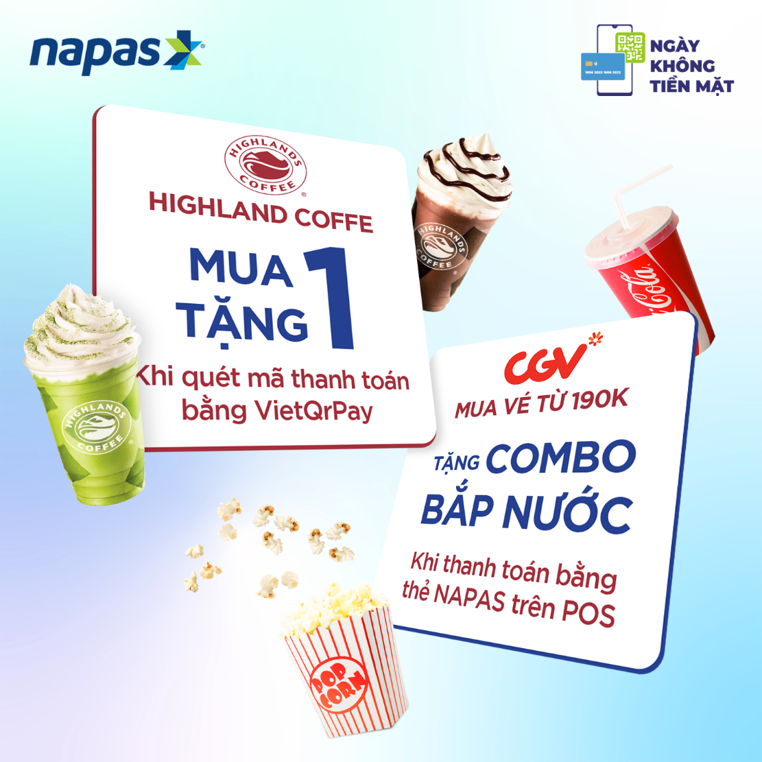 NAPAS tung loạt chương trình khuyến mãi hấp dẫn hưởng ứng Ngày Không Tiền Mặt 2025- Ảnh 2. NAPAS tung loạt chương trình khuyến mãi hấp dẫn hưởng ứng Ngày Không Tiền Mặt 2025- Ảnh 2.