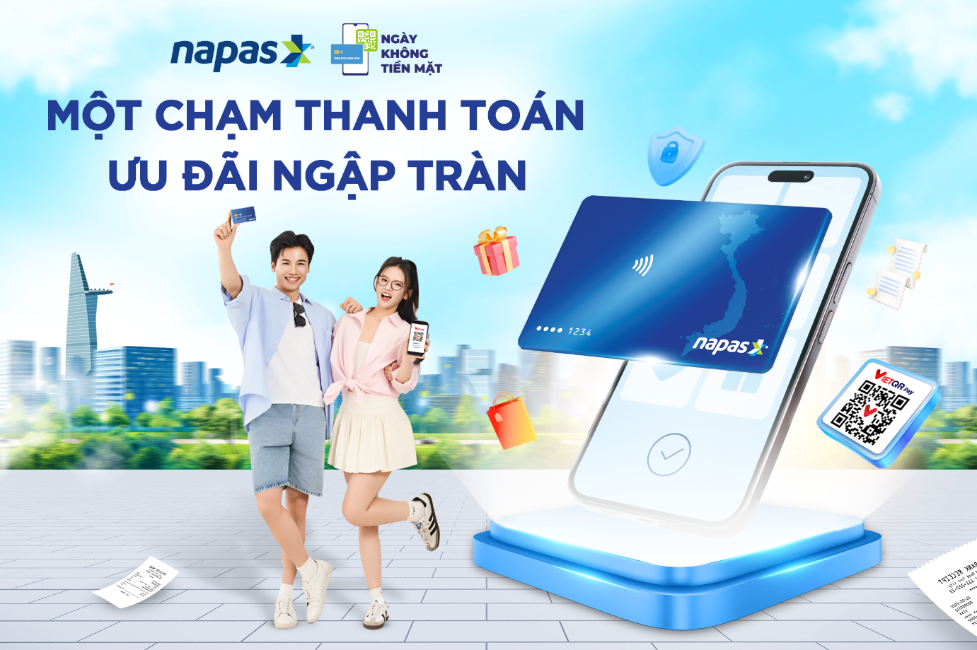 NAPAS tung loạt chương trình khuyến mãi hấp dẫn hưởng ứng Ngày Không Tiền Mặt 2025- Ảnh 5. NAPAS tung loạt chương trình khuyến mãi hấp dẫn hưởng ứng Ngày Không Tiền Mặt 2025- Ảnh 5.