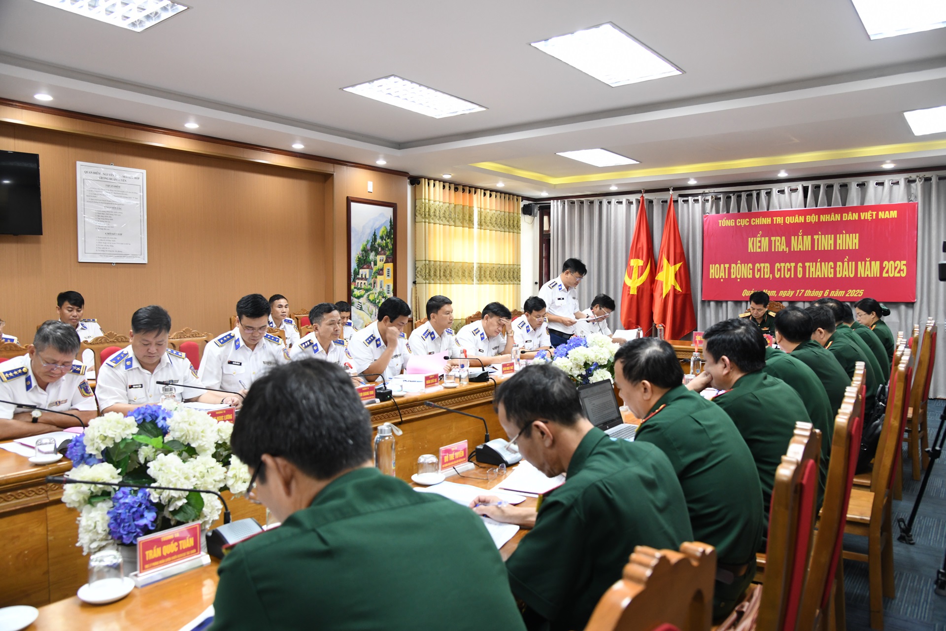 Tổng cục Chính trị kiểm tra tại Bộ tư lệnh Vùng Cảnh sát biển 2 - Ảnh 2.