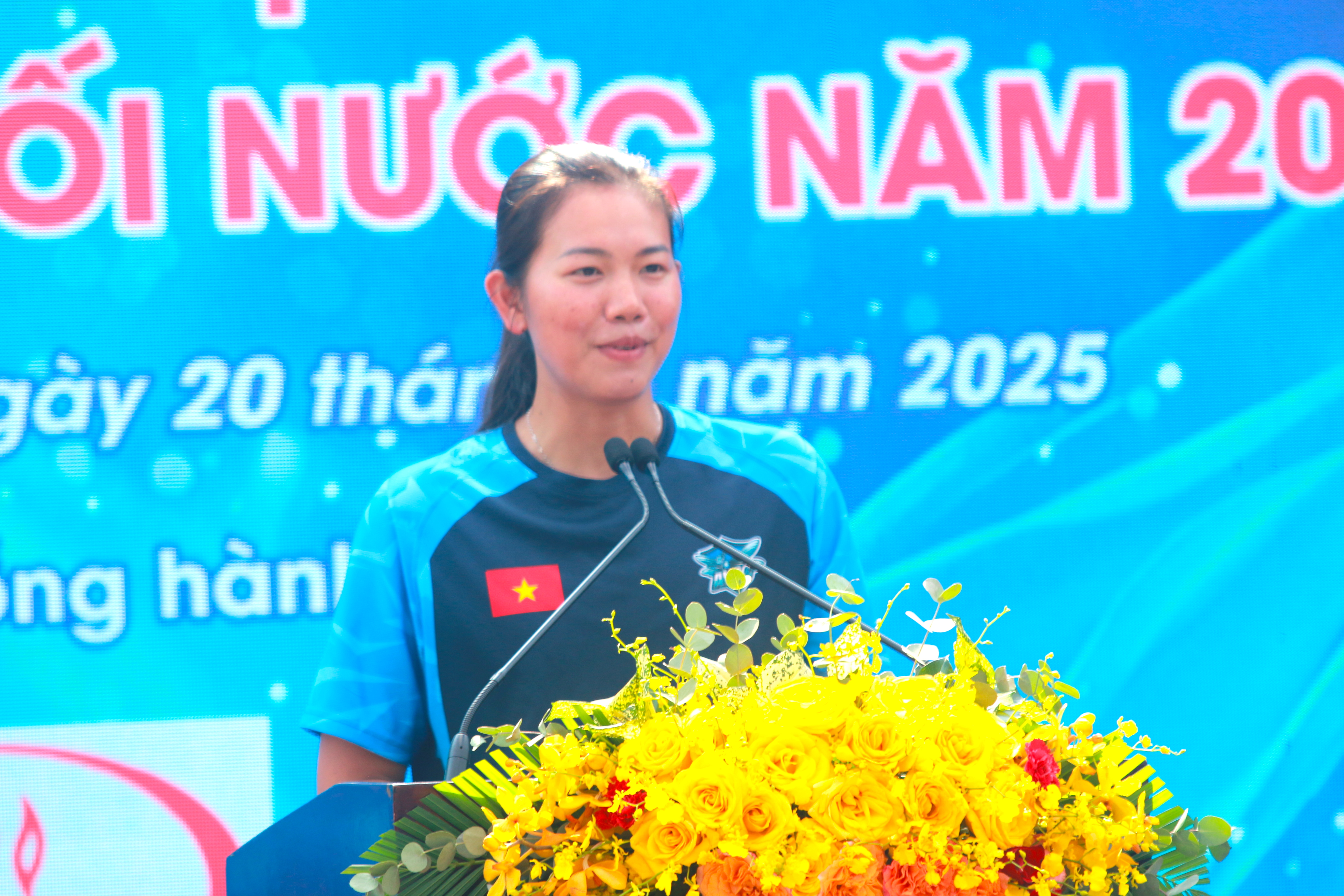 Ánh Viên lan tỏa việc phòng chống đuối nước - Ảnh 1.