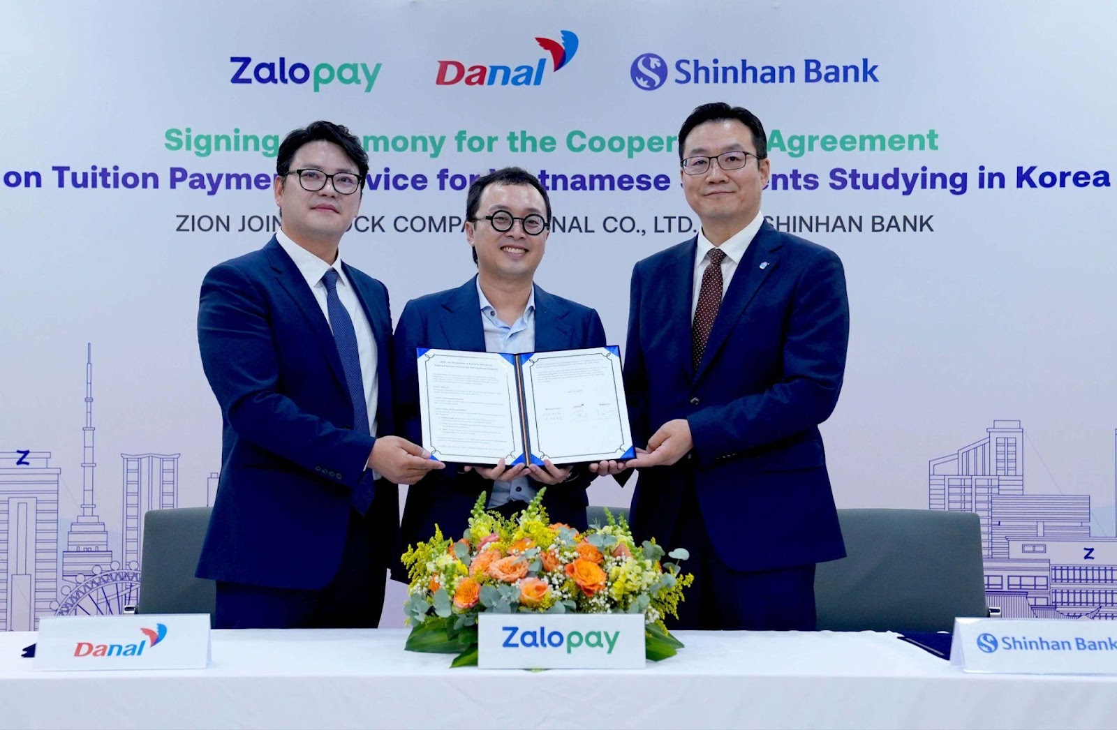 Zalopay hợp tác ra mắt dịch vụ thanh toán học phí quốc tế tại Hàn Quốc- Ảnh 1. Zalopay hợp tác ra mắt dịch vụ thanh toán học phí quốc tế tại Hàn Quốc- Ảnh 1.