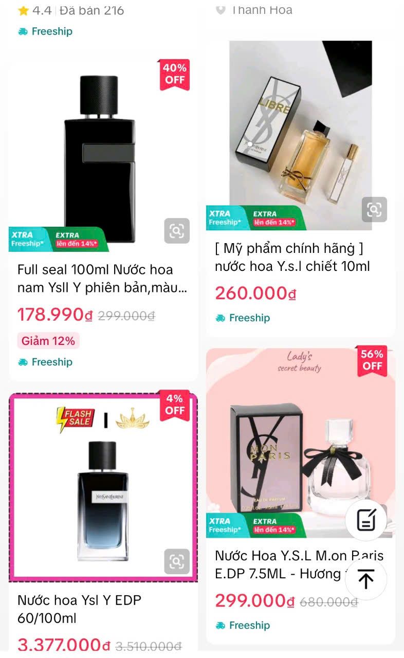 Nước hoa Chanel, Bvlgari, Ysl,…giá 'ngang chai nước lọc' bán đầy trên mạng - Ảnh 8.