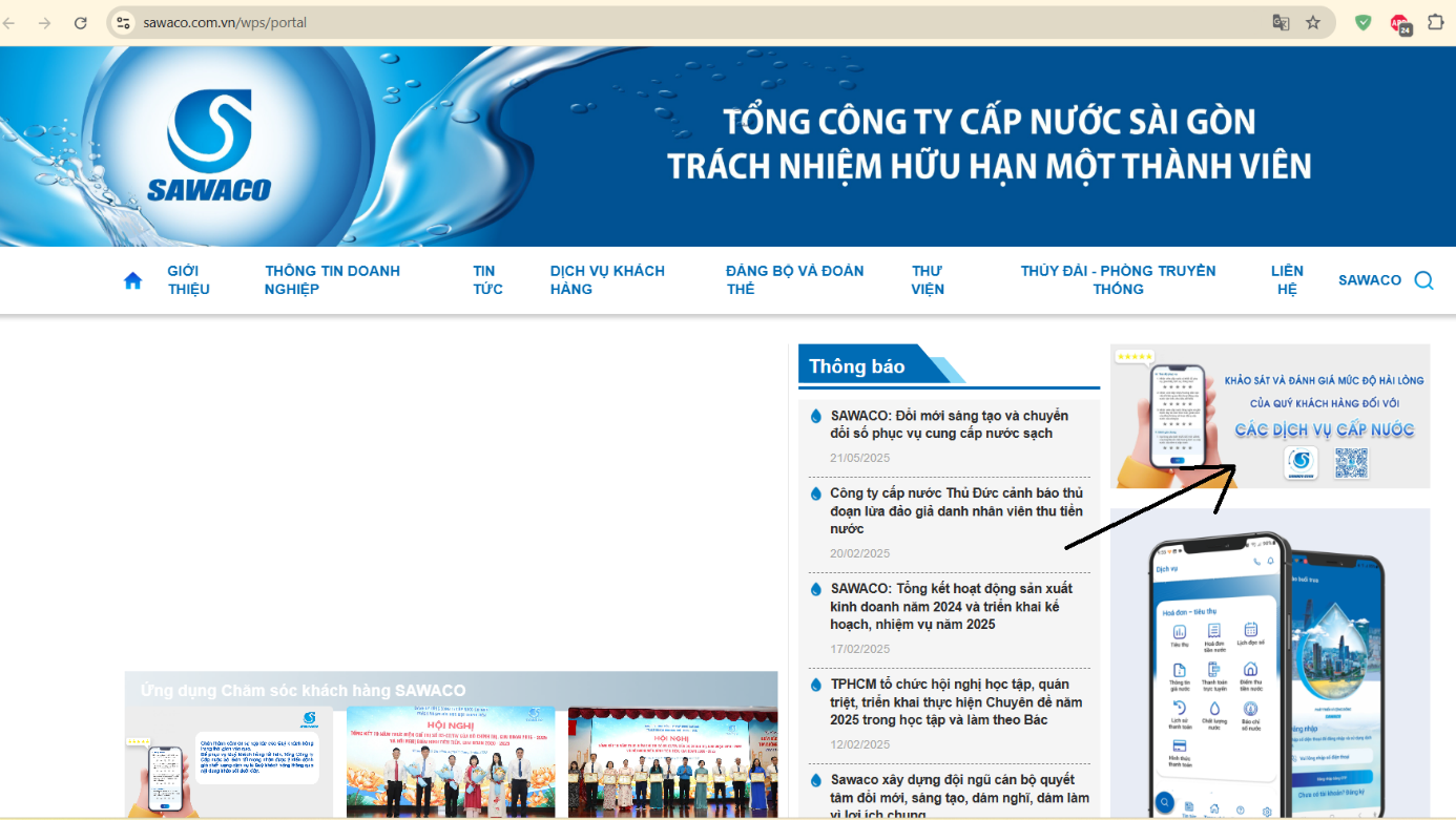 SAWACO triển khai khảo sát sự hài lòng của khách hàng đối với dịch vụ cấp nước- Ảnh 1. SAWACO triển khai khảo sát sự hài lòng của khách hàng đối với dịch vụ cấp nước- Ảnh 1.