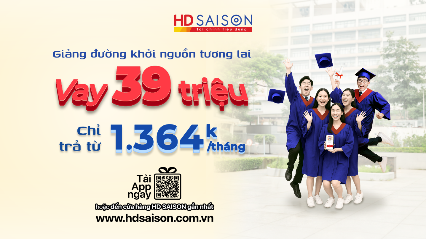 HD SAISON giúp sinh viên đầu tư cho tương lai bằng gói vay học phí- Ảnh 1.