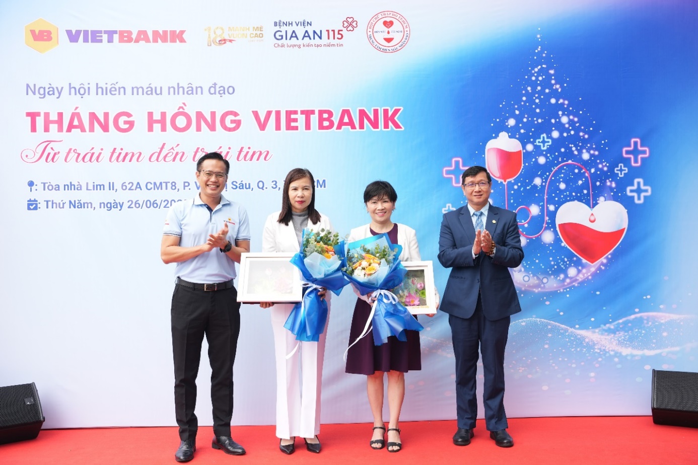 “Tháng hồng Vietbank”, hơn 200 nhân viên tham gia hiến máu- Ảnh 1. “Tháng hồng Vietbank”, hơn 200 nhân viên tham gia hiến máu- Ảnh 1.