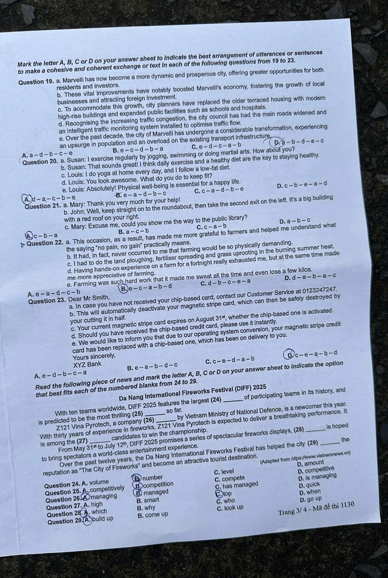 Thi tốt nghiệp THPT 2025: Gợi ý giải đề thi môn tiếng Anh  - Ảnh 3.