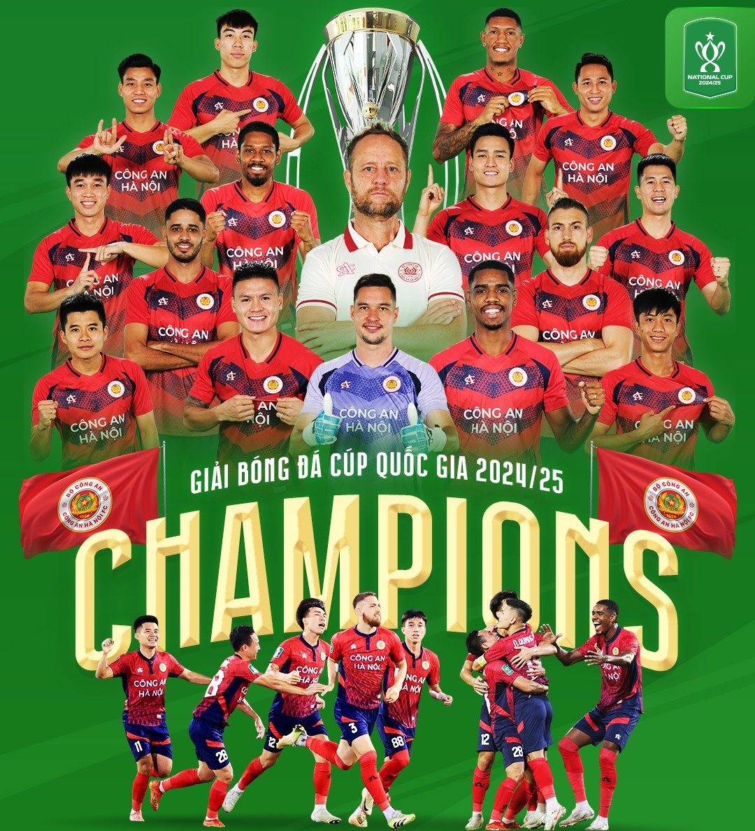 Clip: Quang Hải và các đồng đội CLB CAHN thắng đậm SLNA - Ảnh 2.