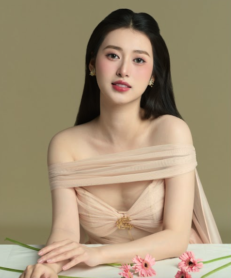 Hoa khôi Trâm Anh muốn tiến xa ở Miss Earth Vietnam 2025 - Ảnh 4.