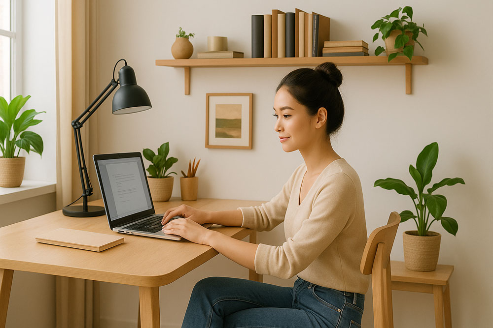 Góc làm việc đẹp giúp tăng hiệu suất - Ảnh 1.