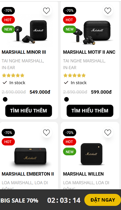 Sản phẩm giả mạo thương hiệu Marshall bán tràn lan trên mạng - Ảnh 1.