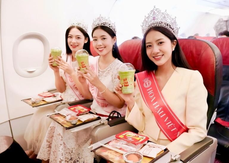 Tân Hoa hậu Việt Nam bay cùng Vietjet trên hành trình đầu tiên sau lễ đăng quang- Ảnh 3. Tân Hoa hậu Việt Nam bay cùng Vietjet trên hành trình đầu tiên sau lễ đăng quang- Ảnh 3.