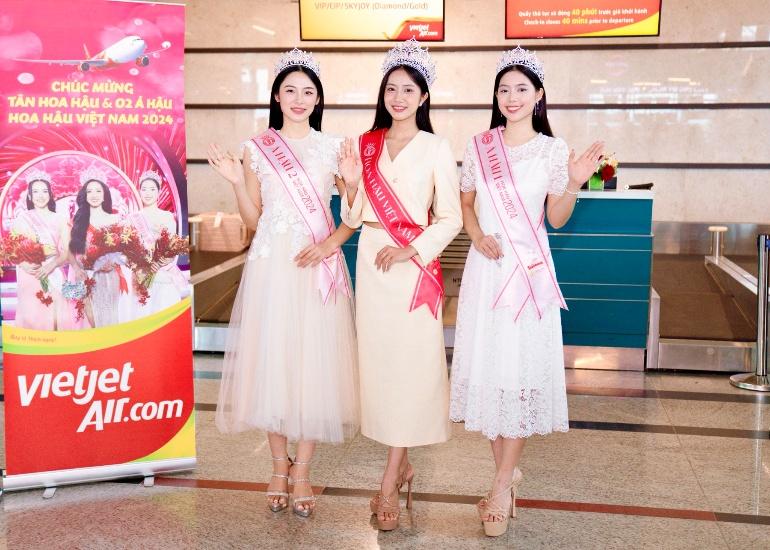 Tân Hoa hậu Việt Nam bay cùng Vietjet trên hành trình đầu tiên sau lễ đăng quang- Ảnh 7. Tân Hoa hậu Việt Nam bay cùng Vietjet trên hành trình đầu tiên sau lễ đăng quang- Ảnh 7.