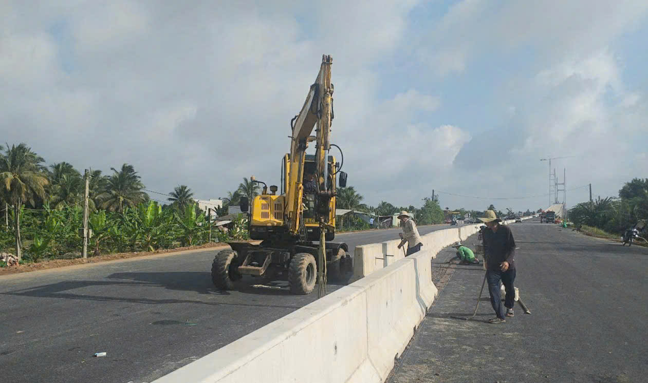 Tin vui trên công trường cầu Rạch Miễu 2 - Ảnh 4.