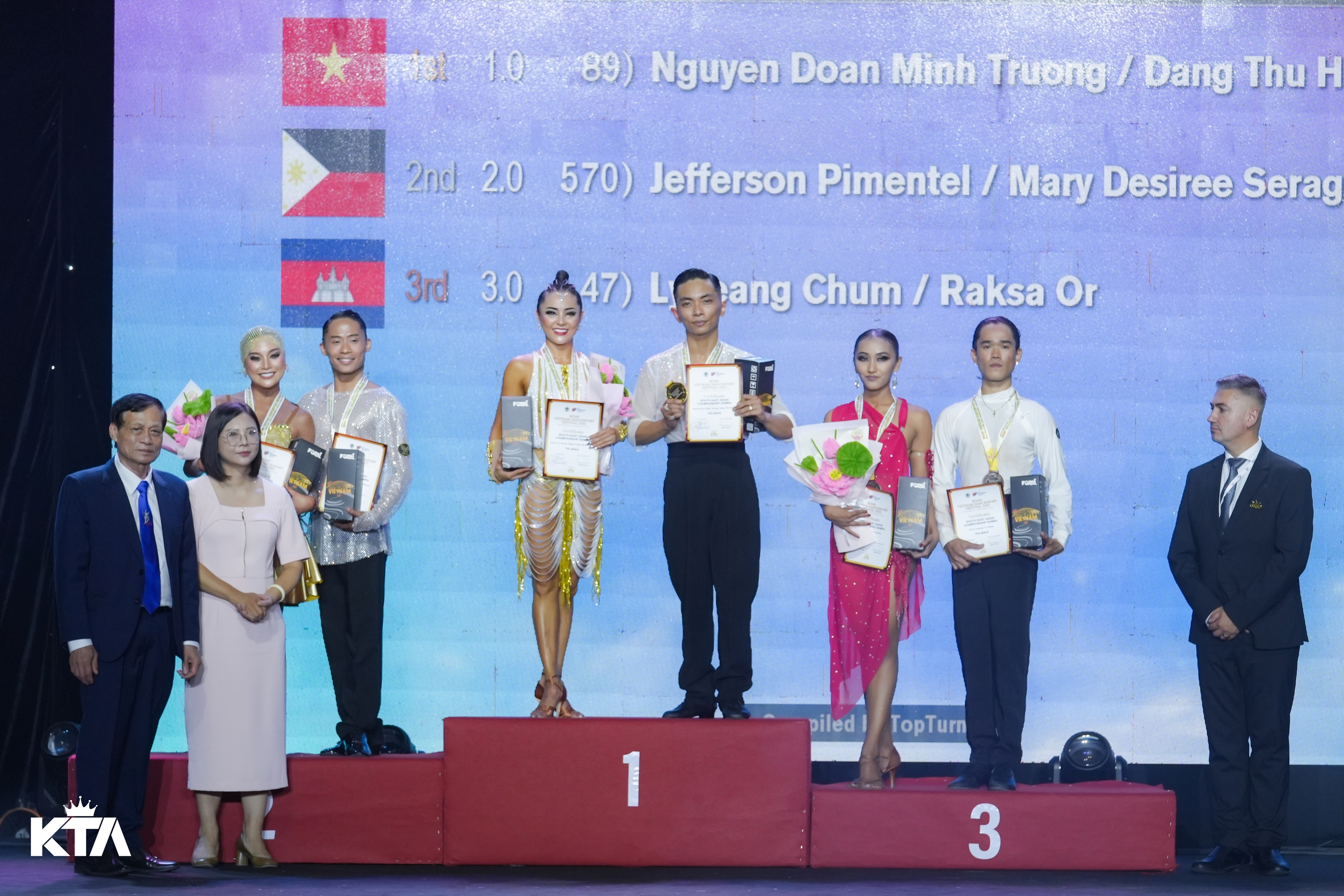 Cặp đôi Phan Hiển, Thu Hương đoạt cú ăn 3 tại Giải Dancesport Festival 2025 - Ảnh 2.