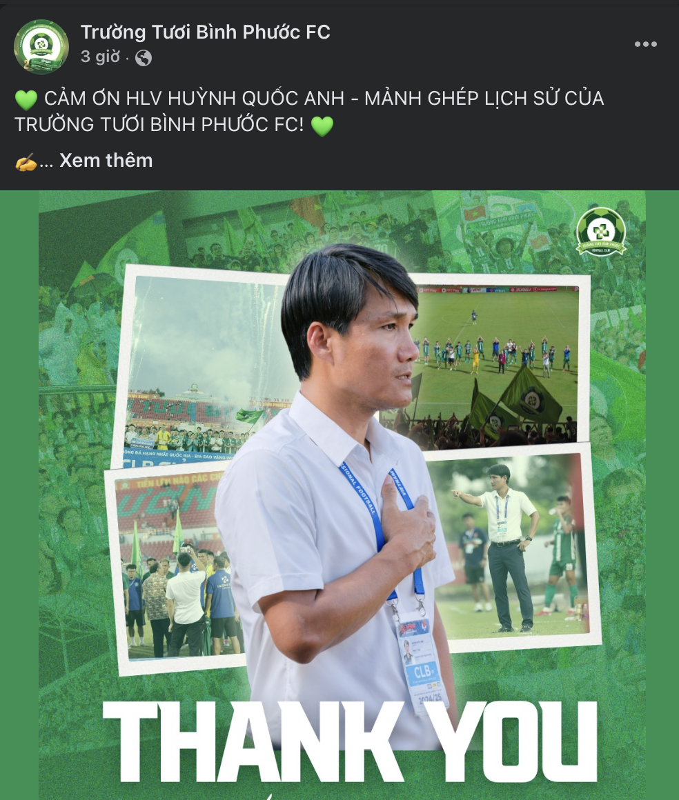 Đội của Công Phượng chia tay HLV Huỳnh Quốc Anh sau mùa giải về nhì - Ảnh 1.