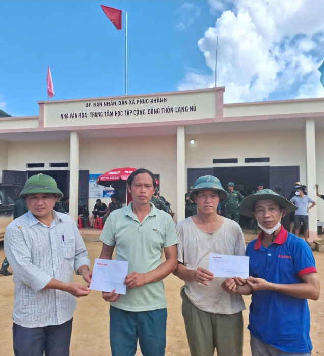 Làng Nủ hồi sinh sau bão Yagi: Chương trình Hướng về miền Bắc yêu thương - Ảnh 2.
