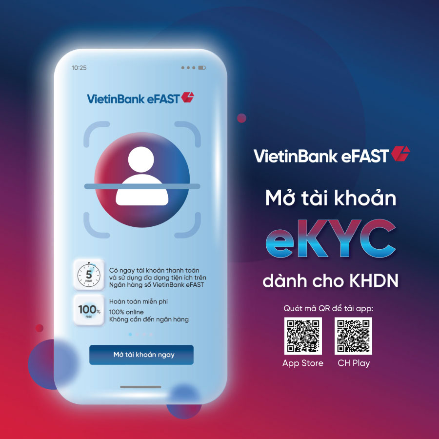Mở tài khoản doanh nghiệp online với VietinBank eFAST- Ảnh 1.