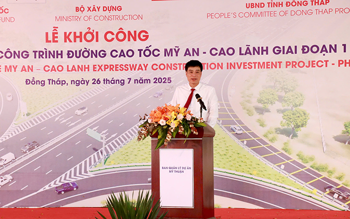 Khởi công đường cao tốc Mỹ An - Cao Lãnh kết nối miền Đông và Tây Nam bộ - Ảnh 3.