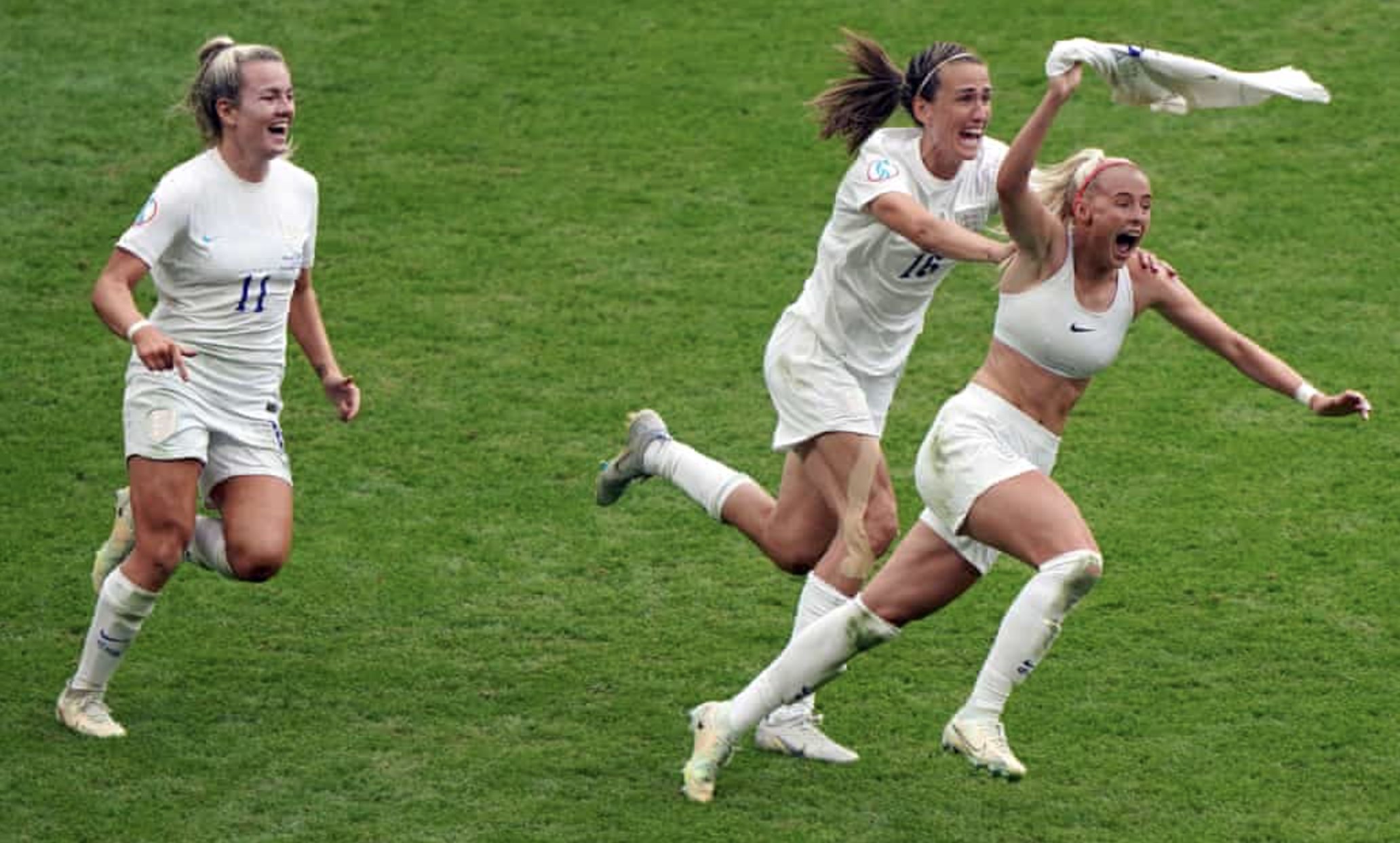 Chloe Kelly: Jornada do futebol de rua a ícone europeu - Foto 5. Chloe Kelly: Hành trình từ bóng đá đường phố đến biểu tượng Euro- Ảnh 5.