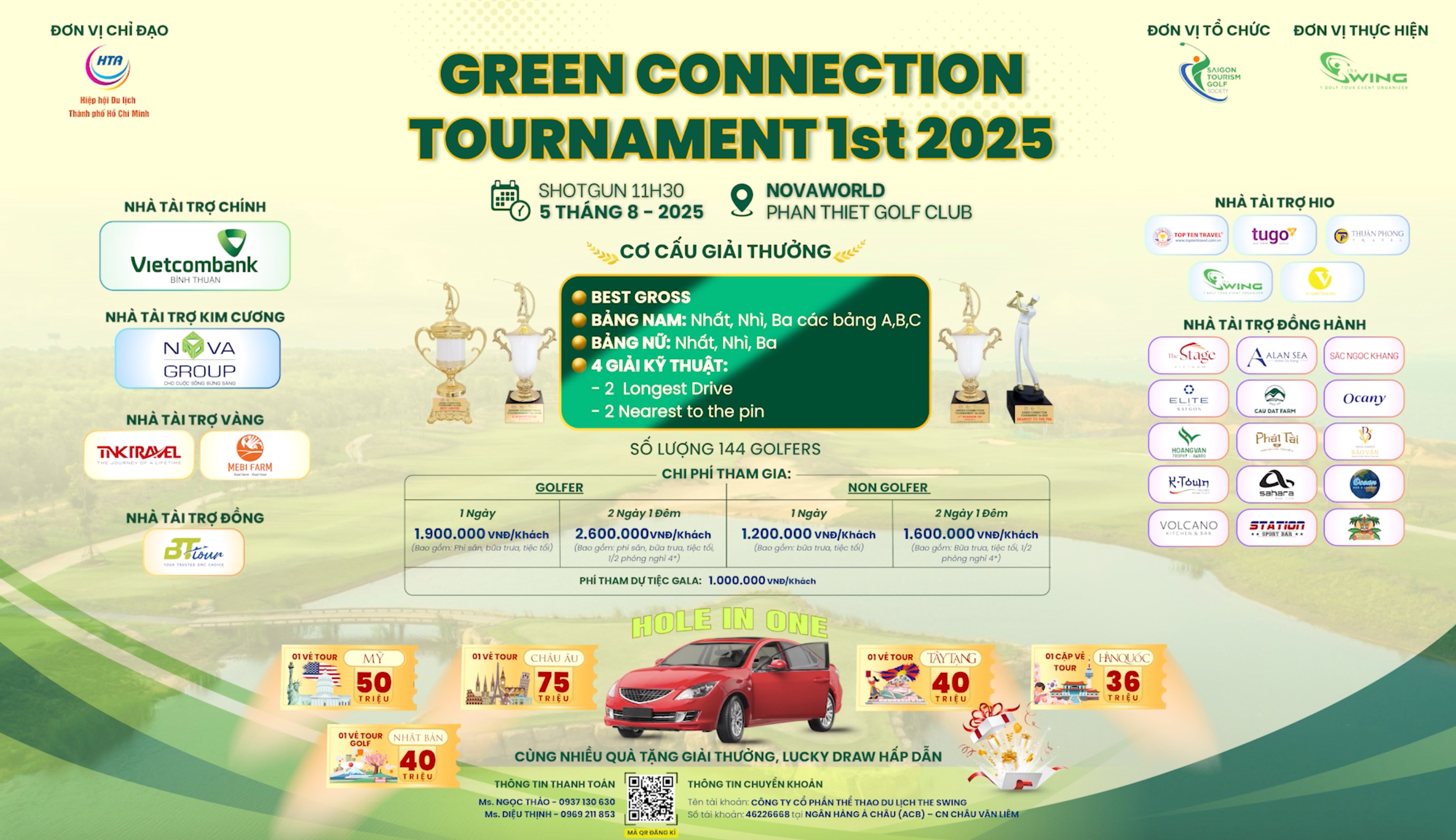 Giải golf Green Connection Tournament kết nối và thúc đẩy du lịch biển - Ảnh 2.