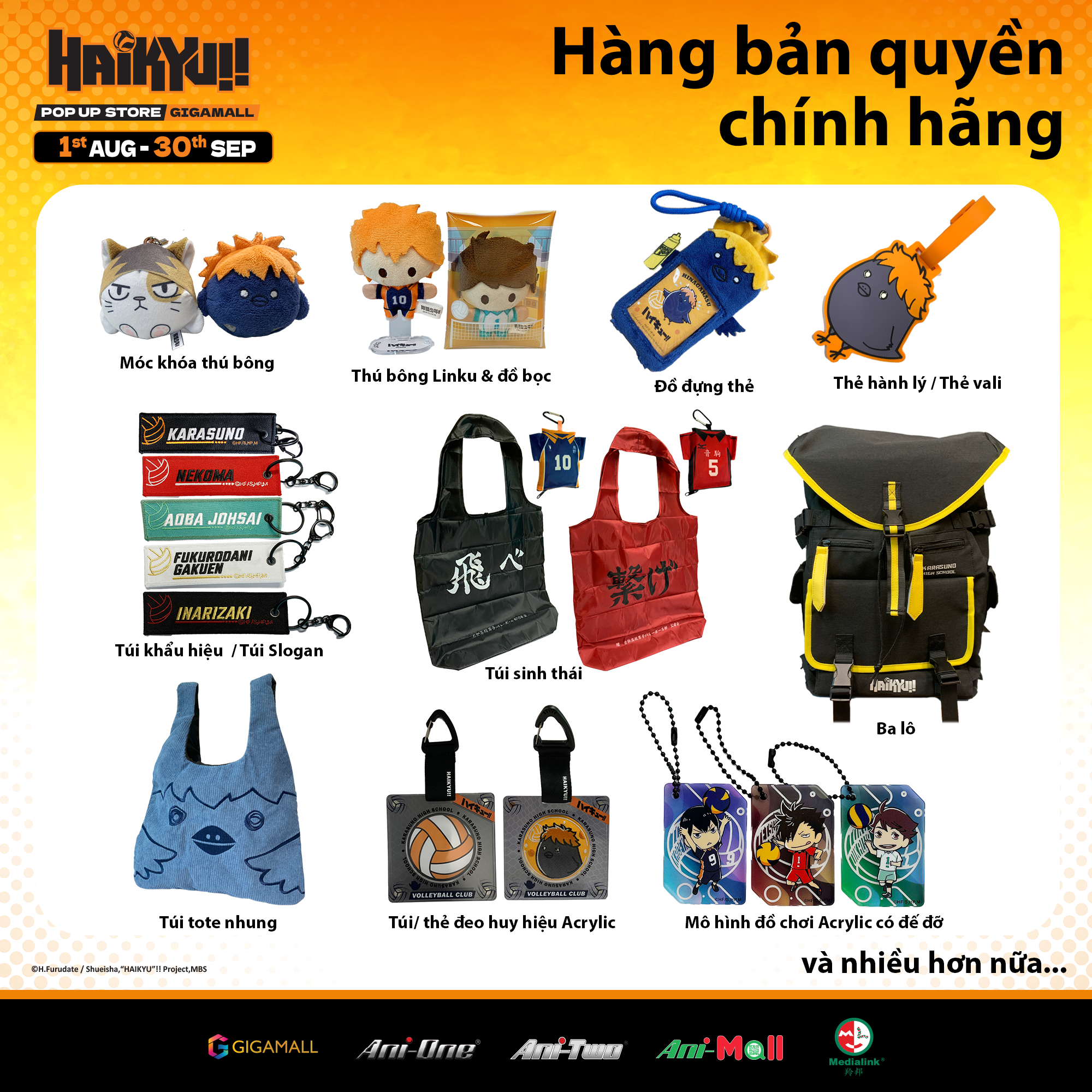 Haikyu!! "đổ bộ" TTTM Gigamall: Lần đầu có Pop - Up Store chính thức tại Việt Nam!- Ảnh 2. Haikyu!! "đổ bộ" TTTM Gigamall: Lần đầu có Pop - Up Store chính thức tại Việt Nam!- Ảnh 2.