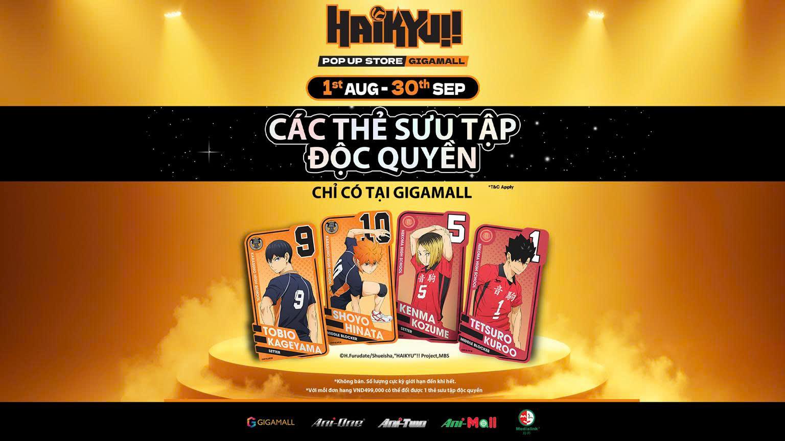 Haikyu!! "đổ bộ" TTTM Gigamall: Lần đầu có Pop - Up Store chính thức tại Việt Nam!- Ảnh 3. Haikyu!! "đổ bộ" TTTM Gigamall: Lần đầu có Pop - Up Store chính thức tại Việt Nam!- Ảnh 3.