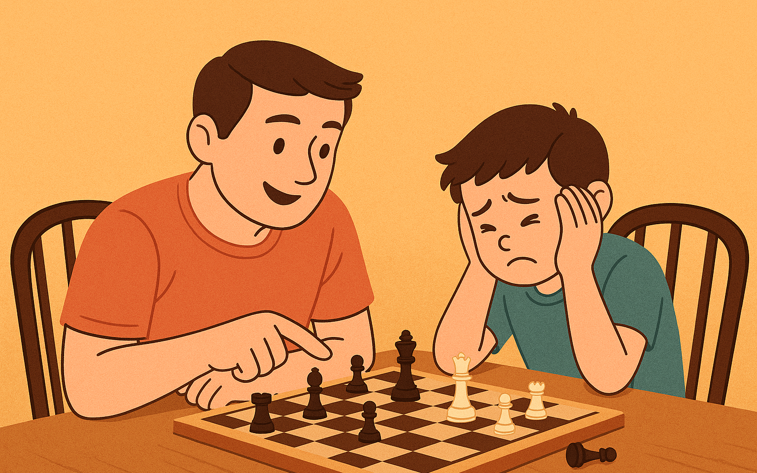 Dạy con cách chấp nhận thua cuộc