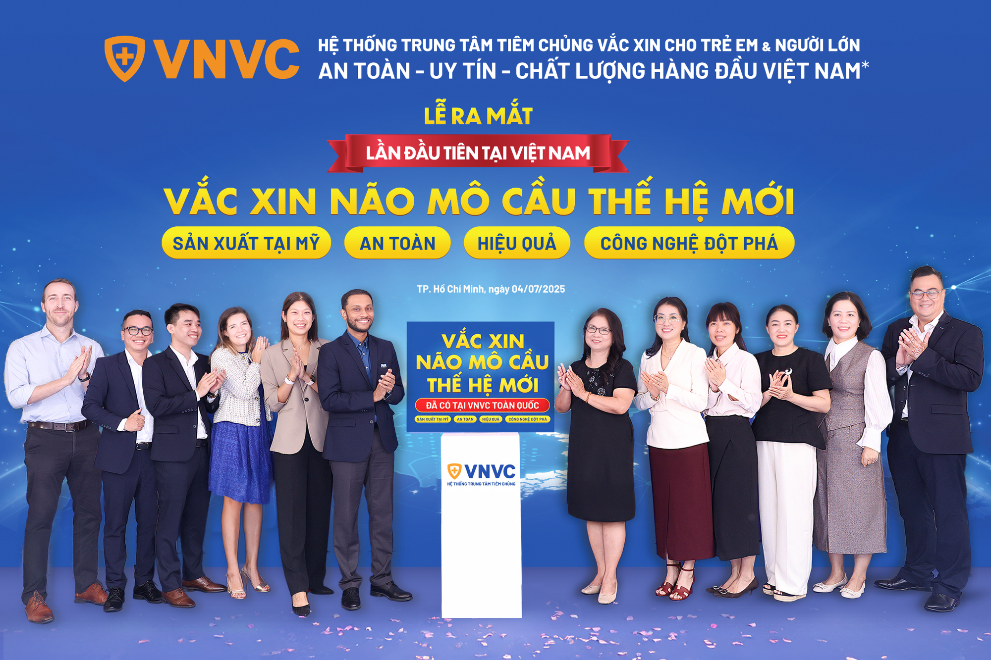 VNVC có vắc-xin thế hệ mới phòng bệnh não mô cầu nguy hiểm- Ảnh 1. VNVC có vắc-xin thế hệ mới phòng bệnh não mô cầu nguy hiểm- Ảnh 1.