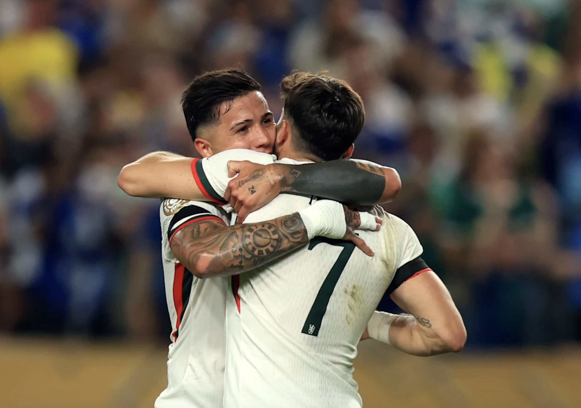 ការយកឈ្នះ Palmeiras ក្រុម Chelsea បានឈ្នះសំបុត្រទៅកាន់វគ្គពាក់កណ្តាលផ្តាច់ព្រ័ត្រ FIFA Club World Cup - រូបថត 9 ។ Vượt ải Palmeiras, Chelsea đoạt vé bán kết FIFA Club World Cup- Ảnh 9.