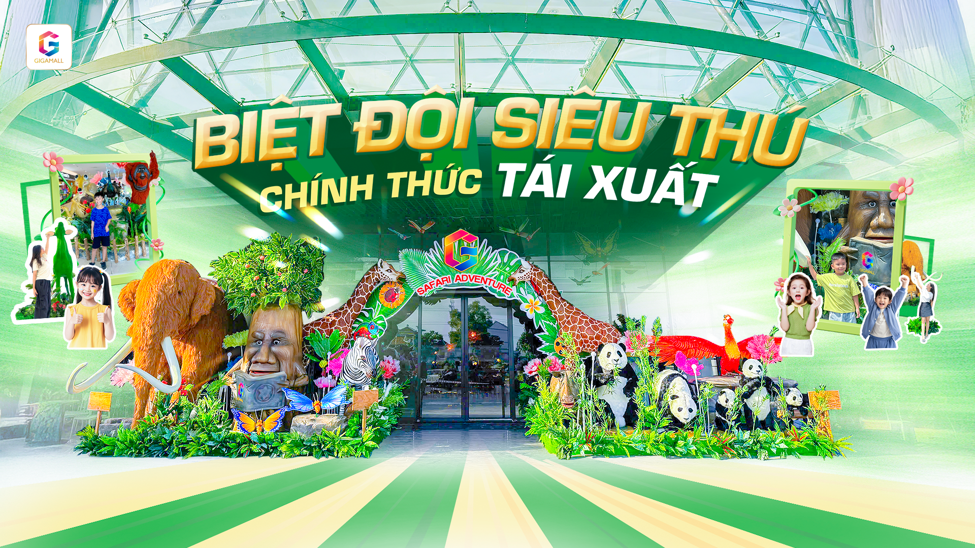 Safari Adventure 2025 – Biệt đội siêu thú chính thức tái xuất tại Gigamall - Ảnh 1.