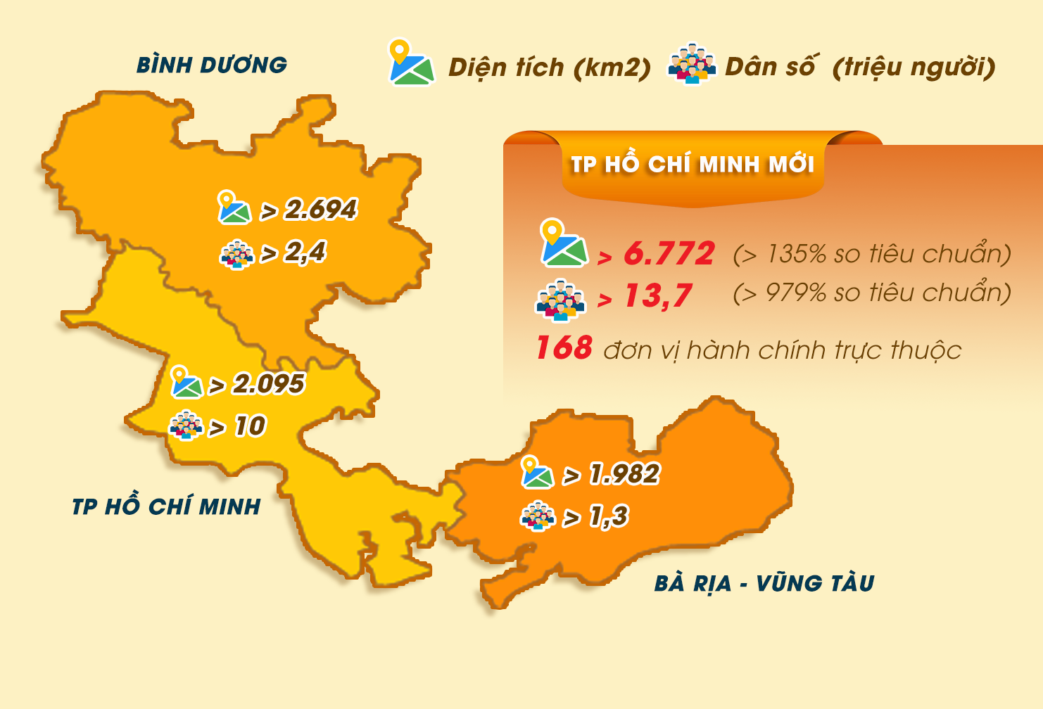 TP HCM sau sáp nhập có 168 đơn vị hành chính cấp Phường , Xã - Ảnh 1.