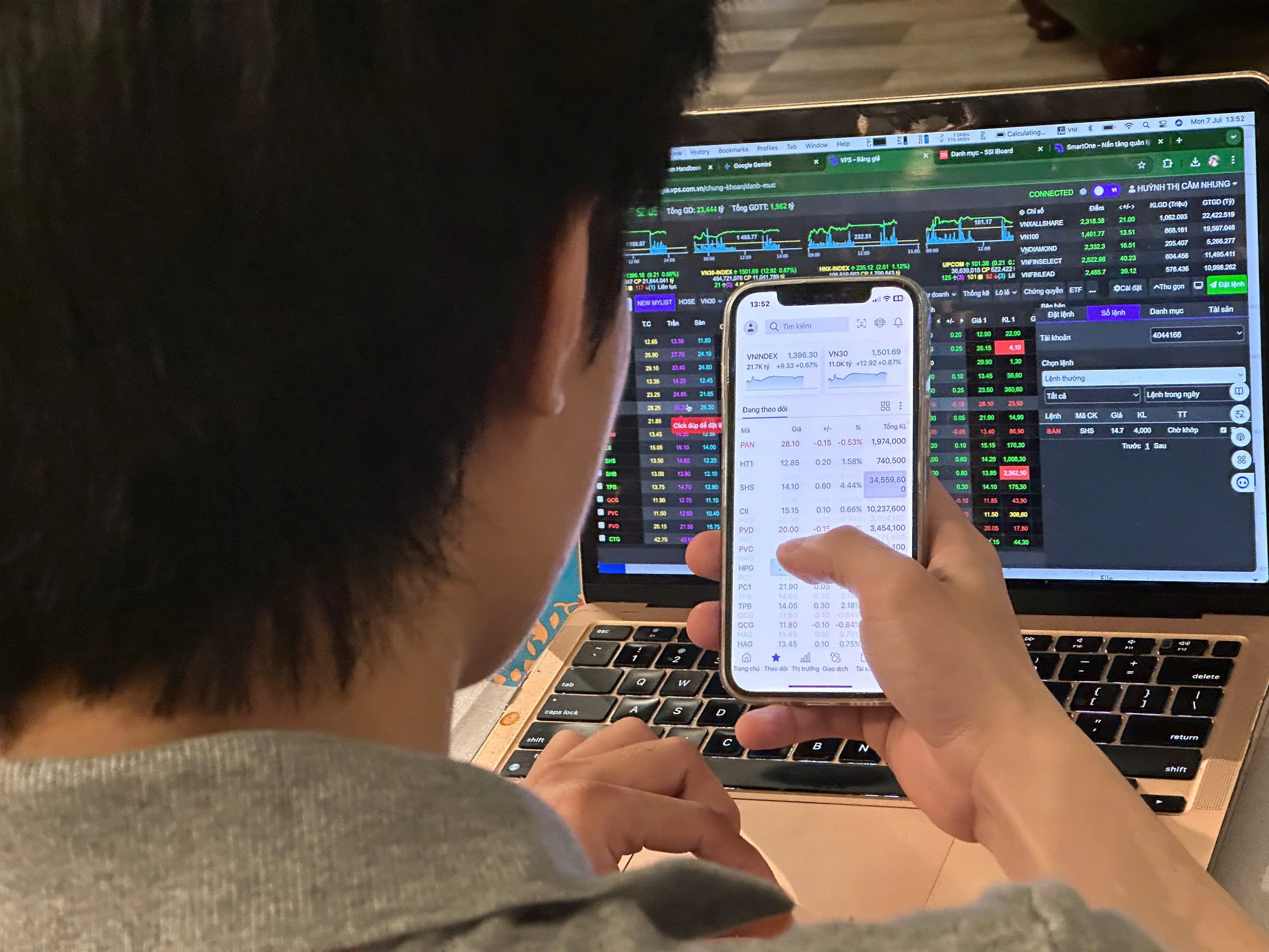 VN - Index vượt 1 . 400 Điểm: Tiền ồ ạt vào chứng khoán việt nam - Ảnh 2. VN - Index vượt 1 . 400 Điểm: Tiền ồ ạt vào chứng khoán việt nam - Ảnh 2.