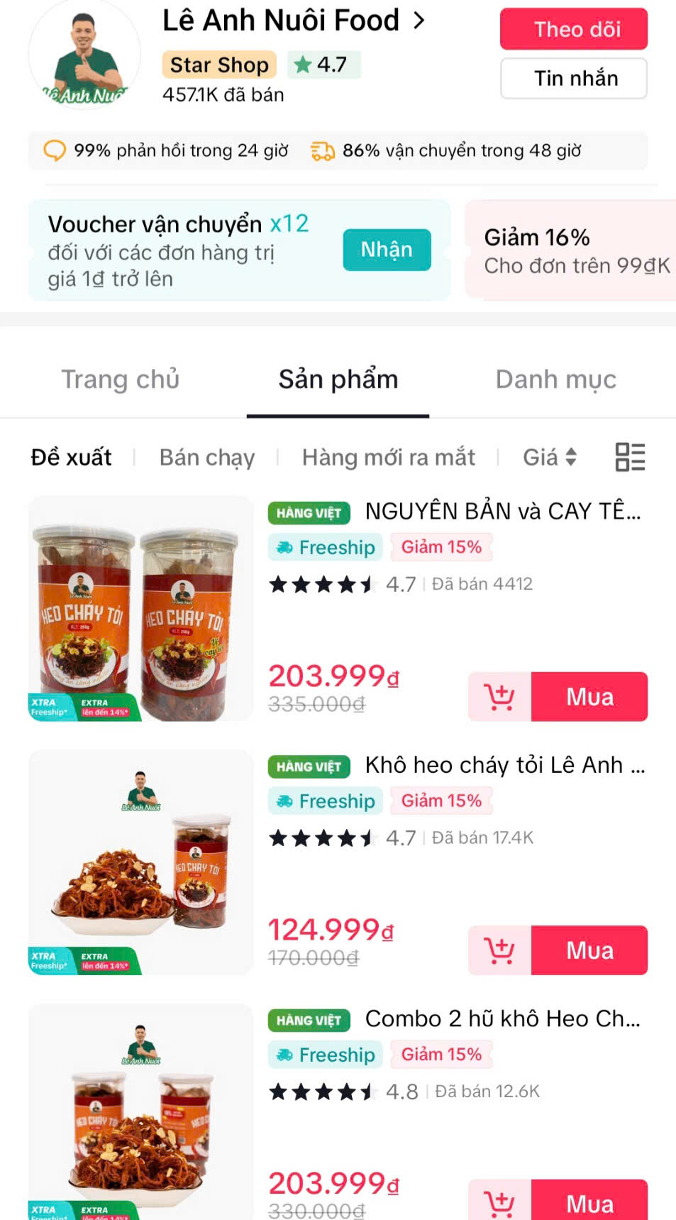 Lê Anh Nuôi thu 74 tỉ đồng từ bán hàng online trên TikTok và Shopee - Ảnh 2. Lê Anh Nuôi thu 74 tỉ đồng từ bán hàng online trên TikTok và Shopee - Ảnh 2.